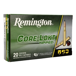 REMARMS 29017 REMINGTON 6.5 CM 129GR TIPPED CORE-LOKT 20RD 10BX/CS