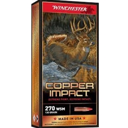 Winchester Ammunition X270SCLF WINCHESTER DEER SEASON 270 WSM 130GR EP CPPR IMP 20RD 10BX/CS