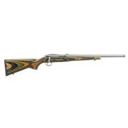 Ruger 340-07219 RUGER 77/17 .17WSM STAINLESS GREEN MOUNTAIN LAM. THREADED