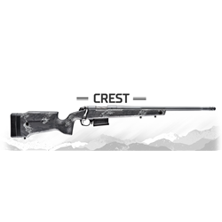 Bergara GB14LM7513 BERGARA B14 CREST 7MM PRC 22" FLUTED STEEL BARREL #5 W/BREAK SNIPER GREY CERAKOTE/BLK-GREY