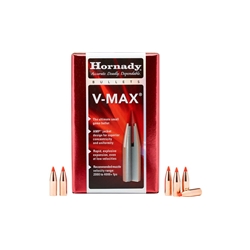 Hornady 200-22601 HORNADY BULLETS 6.5MM .264 95GR V-MAX 100CT 25BX/CS