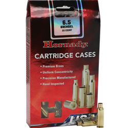 Hornady 200-86283 HORNADY UNPRIMED CASES 6.5 GRENDEL 50PK 5BX/CS