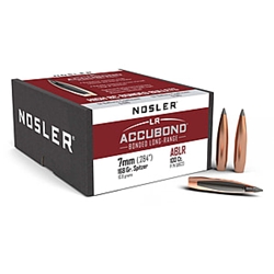 Nosler 58623 NOSLER BULLETS 7MM .284 168GR ACCUBOND LR 100CT