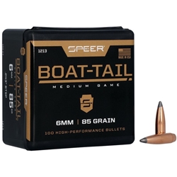 SPEER 1213 Speer Boat-Tail Rifle Bullet .243 85 Grain