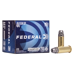 FEDERAL C44SA 200GR SEMI WADCUTTER HOLLOW POINT "CHAMPION"