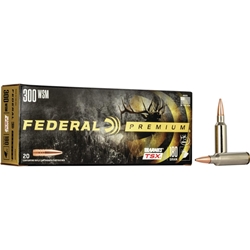 FEDERAL  Federal P300WSMF Premium  300 WSM 180 gr Barnes Triple-Shock X 20 Bx/ 10 Cs