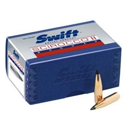 Swift Bullets  Swift 821650 Scirocco II 30 Caliber .308 165 GR Spitzer Boat Tail Polymer Tip 10 100 count