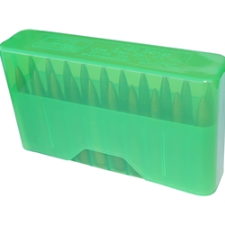 MTM 210-J20L16 Slip-Top Ammo Box 20 Round 30-06 30-30 270 Win 308, Clear Green