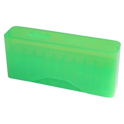 MTM 210-J20MLD16 Slip-Top Ammo Box 20 Round WSM 45-70 to 30-30, Clear Green