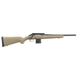 340-36928 Ruger American Rifle® Ranch 5.56 NATO Standard Feature Flat Dark Earth Synthetic Matte Black 16.1" Barrel with 5 Round Magazine