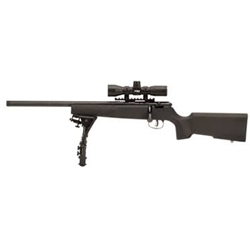 Savage Arms 13836 Rascal Target XP 22 LR Left Hand LH 1rd Cap 16.13" Matte Blued Rec/Barrel M