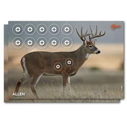 Allen 15286 EZ Aim Paper Four Color 23X35 Whitetail, 2 Pack