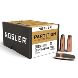 Nosler 16333 30 CALIBER 170GR RN PARTITION (50CT)