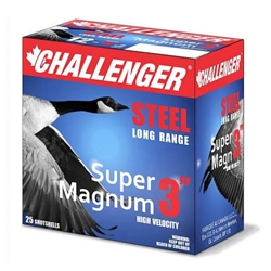 Challenger Ammo 50080 Super Magnum 5008 Shotshell 12 GA, 3 in, No. BB, 1-3/8 oz, 1400 fps, 25 Rnd per Box