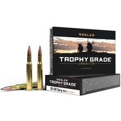 Nosler 61018 Trophy Grade Ammo, 30-06 Sprg 165gr Partition (20 ct.)