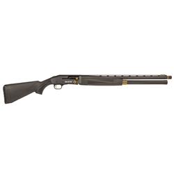 Mossberg 85143 940 JM Pro Semi-Auto Shotgun, 12 GA, 3", 24" VR Bbl, 5 rd, Tungsten Grey Rec./Matte Blue Bbl, Black Synth. Stock