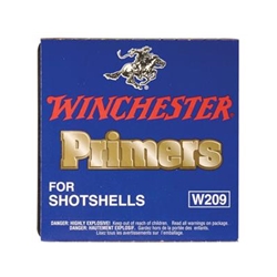 W209 Winchester #209 Shotshell Primers 100 Primers Per Tin