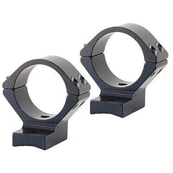 Talley Manufacturing  Talley 930714 Rings and Base Set For Tikka T3 1" Low Black Matte Finish