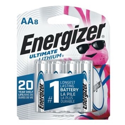 L91SBP8 Energizer Ultimate Lithium AA 8-Pack