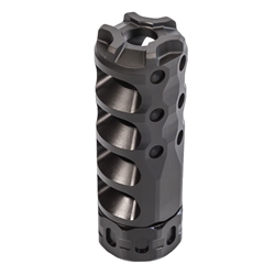 Precision Armament A04734 HYPERTAP® Muzzle Brake Slim 7.62mm/.308Cal, 15x1mm (Black)