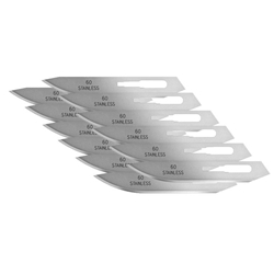 Havalon Knives SSC60XTDZ HAVALON REPLACEMENT BLADES 12PK, #60XT STAINLESS STEEL