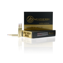 Weatherby M24072HCB Select Plus  240 Weatherby Mag 72 GR Hammer 20 B