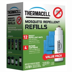 R-4 Thermacell Mosquito Area Repellent Refills Value Pack