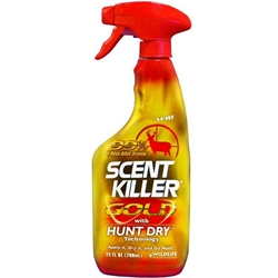 Wildlife Research Centre WRC-31255 Wildlife Research Center SCENT KILLER GOLD CLOTHING AND BOOT SPRAY 24 OZ Mule Deer Lure (1-Fluid Ounce)