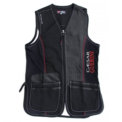 K60460 Caesar Guerini Black & White Italian Shooting Vest XL