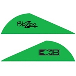 BG10832NG Bohning Blazer Vanes 2" Solid Neon Green 100 Pack 10832NG2