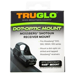 TRUGLO  TruGlo Mossberg Shotgun Receiver Mount TG8955M2.  Fits Mossberg 500, 590, 590A1,930 series.  Mount a dot optic drilled and tapped receivers