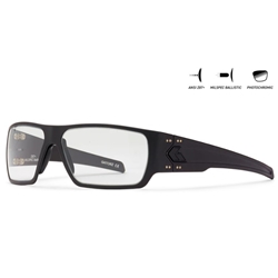 Gatorz American Eyewear GZ-08-404 MILSPEC Ballistic Z87.1 Specter, Black Cerakote, Photochromic, Anti-Fog, Blackout Logo