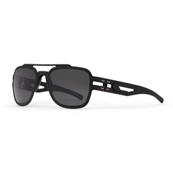 Gatorz American Eyewear GZ-06-011 Stark, Black, Smoke Polarized, Blackout Logo