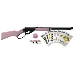 Daisy 994999-403 Red Ryder Pink Lever Action Carbine BB Gun Fun Kit