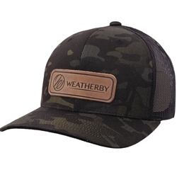 ZMI4840 Weatherby Multicamo Hat With Leather WBY Patch