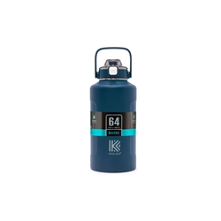 Kailani Coolers  MAUNA Navy Water Bottle 1.9 L Bashaw Sports Logo