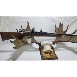 M77/7MM Pre-Owned Ruger M77 24" Barrel, Wood Stock, Blued Barrel, Comes with Rings, Tang Safety