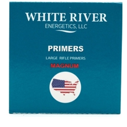 White River Energetics Large Rifle Magnum Primers, Box of 100 [WRE-LRMP]