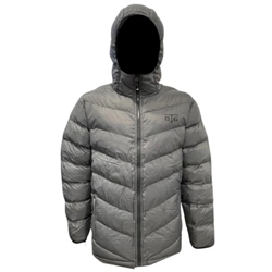 Off The Grid  PRO POLY-DOWN PUFFER JACKET - GUN METAL GREY