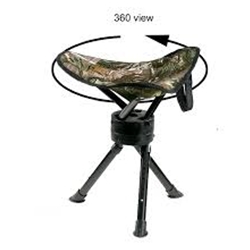 ALTAN SAFE OUTDOORS  Altan Tripod Rest Stool - 360 Swivel C-CAM-04 Color: Camo, Length: 15 in, Width: 15 in