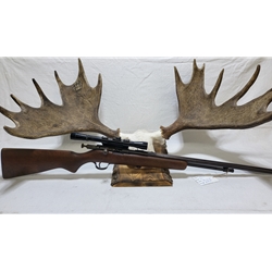 UCOOEY60 Pre-Owned Cooey Model 60, 22 S, L, LR, with Bushnell 4x Banner scope. Condition Fair-Good