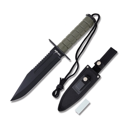 MCHK786GN Survivor Bowie Knife with Survival Kit