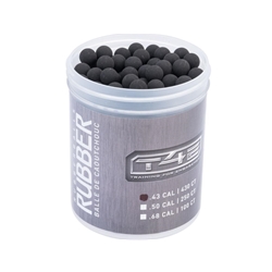 2292148 Umarex Accessories - T4E - 43 Cal Rubber Ball - Black - 430 ct