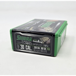 Sierra Bullets 4680T SIERRA 30 CAL 180 GR TGK TIPPED GAMEKING 50RD